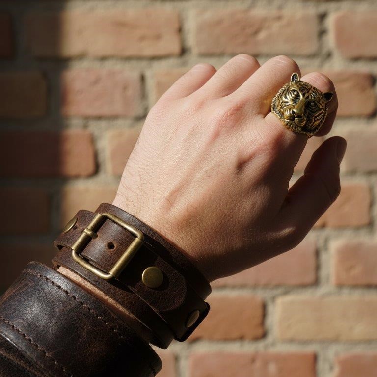 Italy Stamps 925 Silver  Hip Hop Men's Ring (Stamps)-12 US