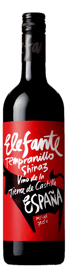 Elefante Tempranillo Shiraz 2020 (12x 750mL) Spain