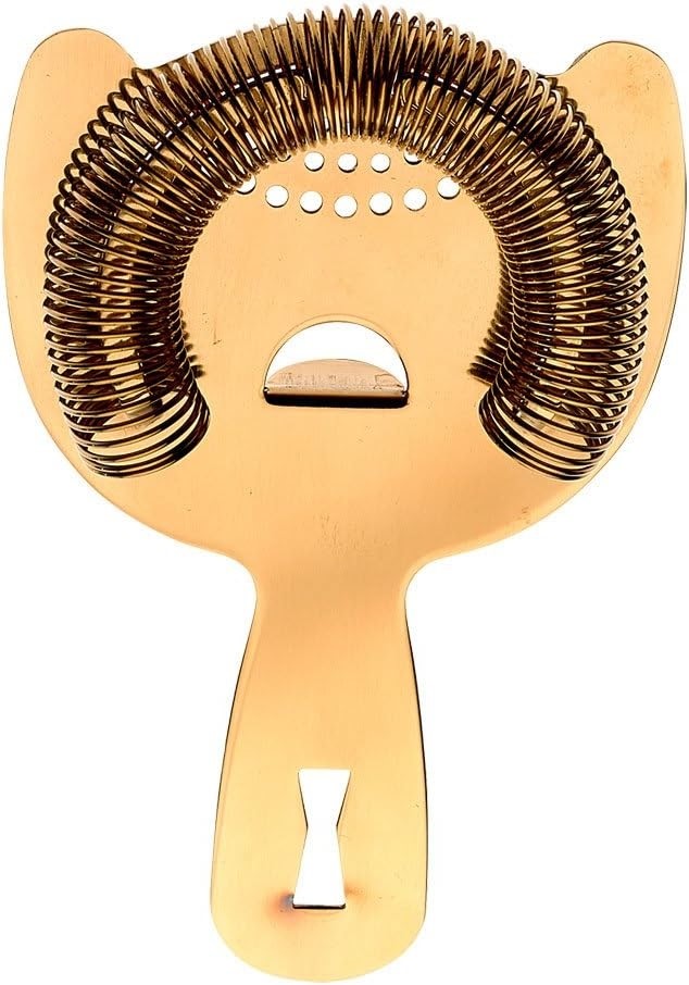 BARFLY Hawthorn Strainer, Gold (M37026GD).