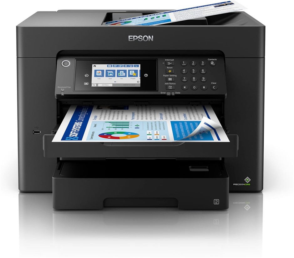 Epson Workforce WF-7845 Multifunction Printer. NB: Minor Use, Not In Origin