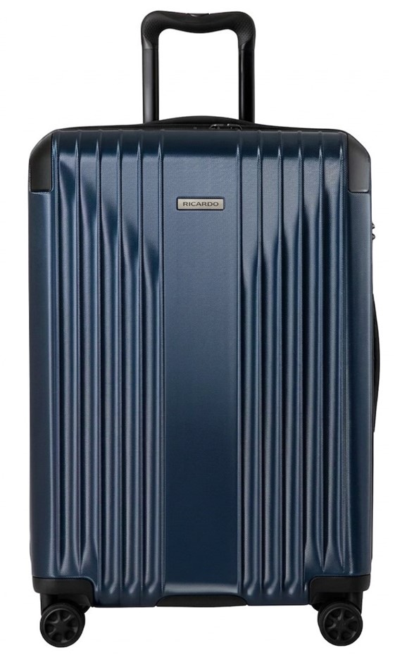 RICARDO Beverly Hills Mission Bay, 66cm Medium Hardside Luggage, Blue.