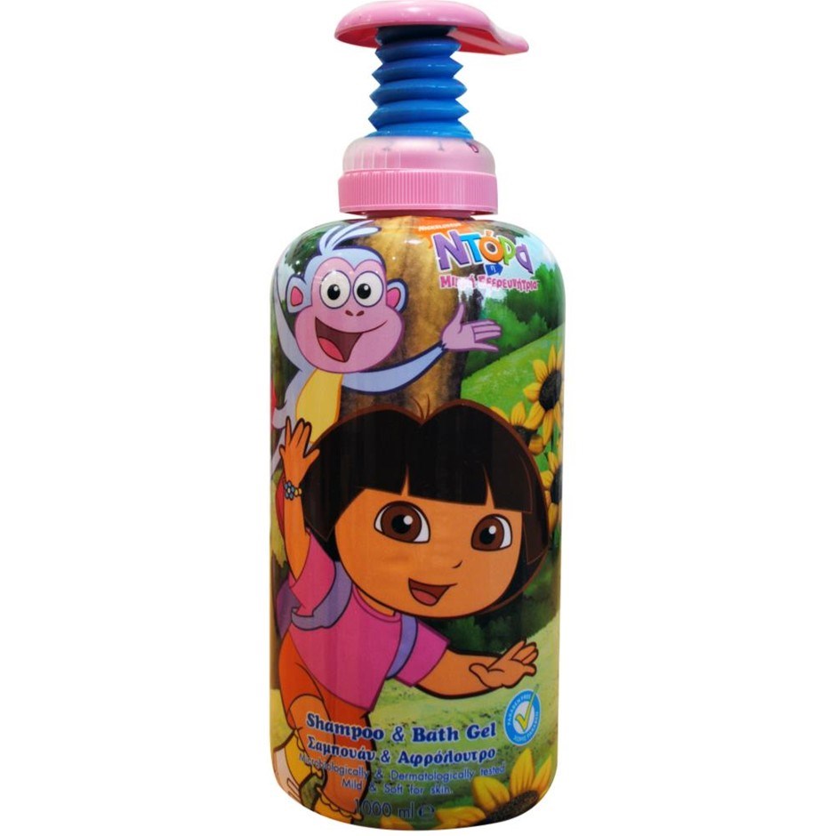 6 x Dora the Explorer 1000ml Shampoo & B