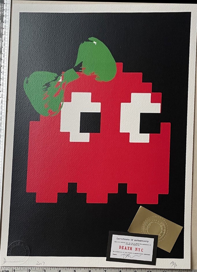 Death NYC Ltd Ed. Signed Graffiti Pop Art Print