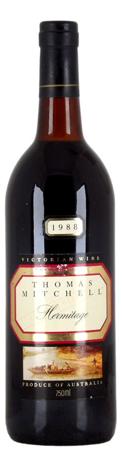 Mitchelton Thomas Mitchell Hermitage Shiraz 1988 (1x 750mL) VIC