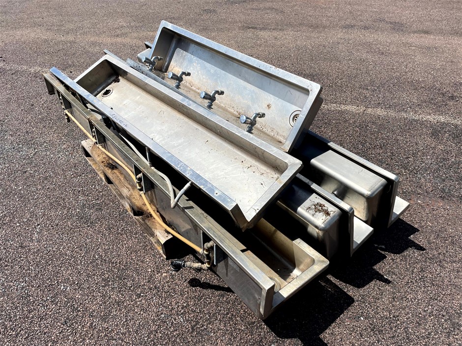 <p>Stainless Hand Wash Trough's</p>