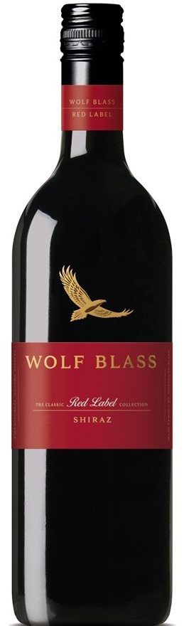 Wolf Blass Red Label Shiraz (6x 750mL), SEA.