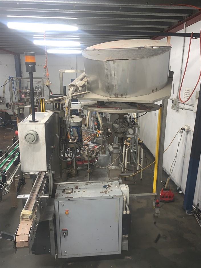 Bottle Filling and Capping Line with Palletised Spare Parts