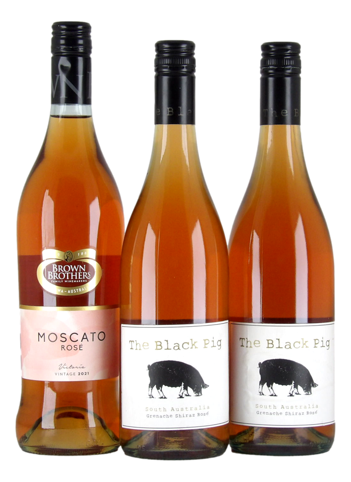Mixed Rose Wine Pack (3x 750mL) Multi Region
