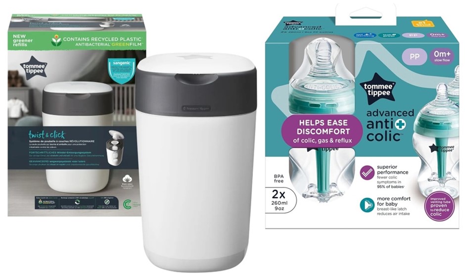 BUNDLE of 2: TOMMEE TIPPEE Advanced Anti-Colic Baby Bottles (260ml, 2-Pack)
