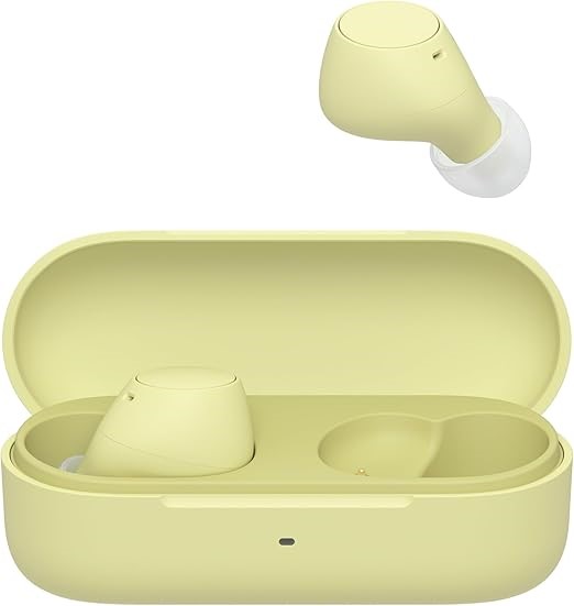 Sony WF-C510 Compact Truly Wireless Earbuds, Yellow