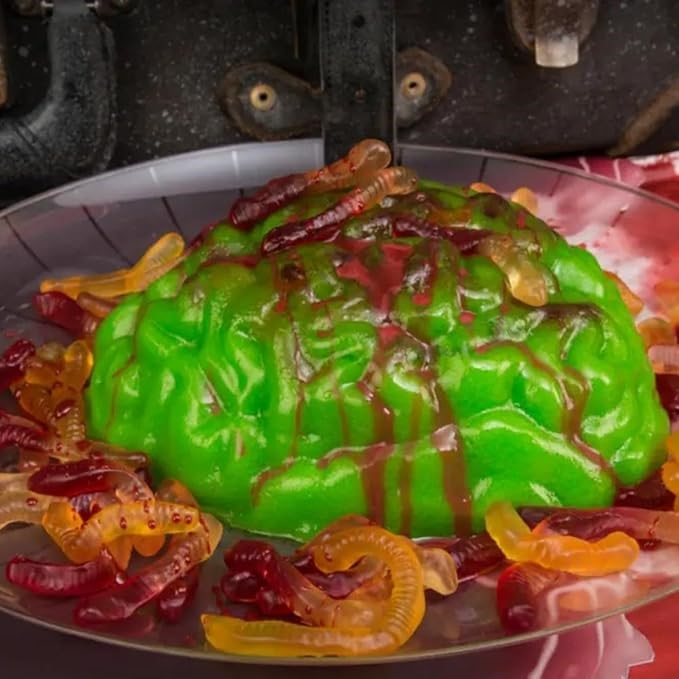 7 X AMSCAN Brain Shaped Plastic Mould, Large, 1.4 litre Capacity