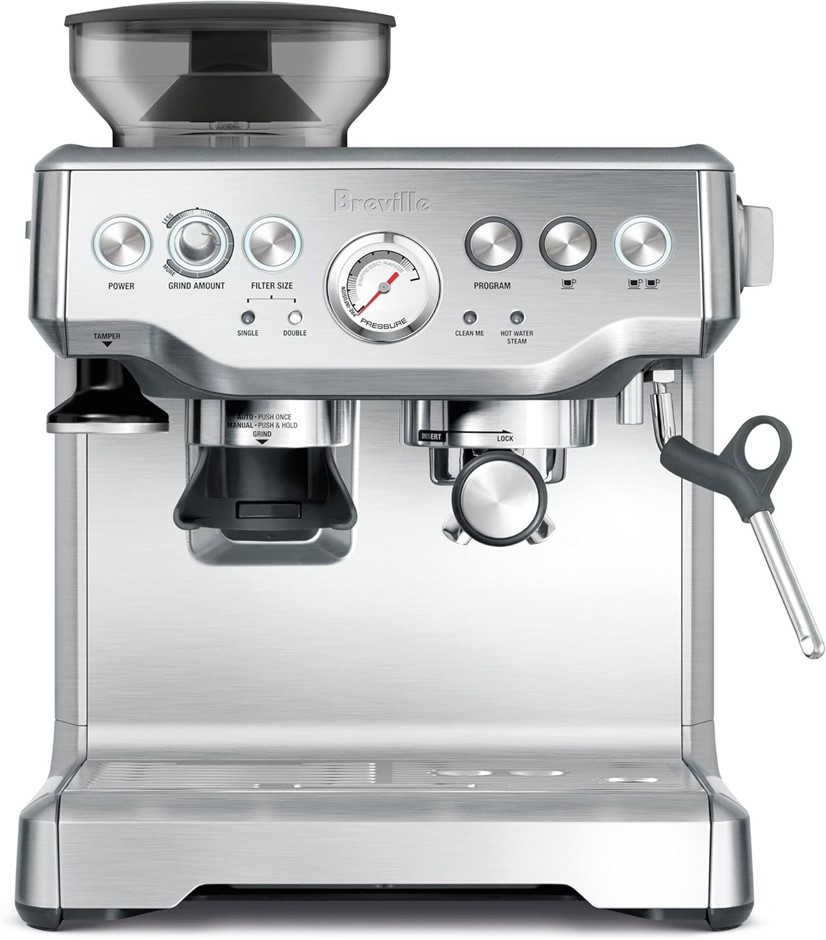 BREVILLE The Barista Express Espresso Machine, Brushed Stainless Steel. <b>