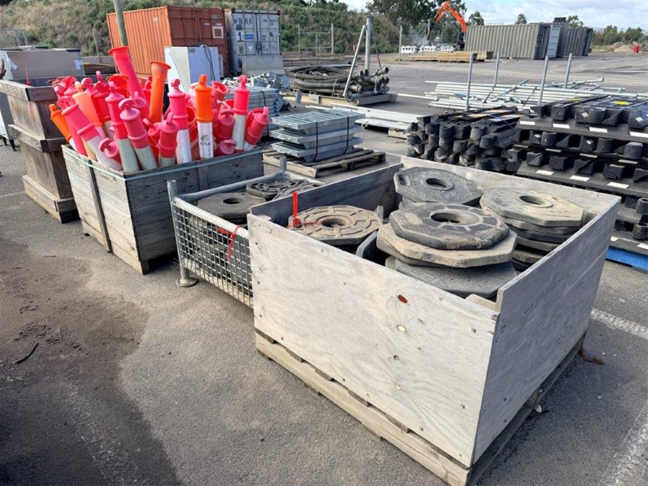 Quantity of Altus Traffic Bollards and Bases