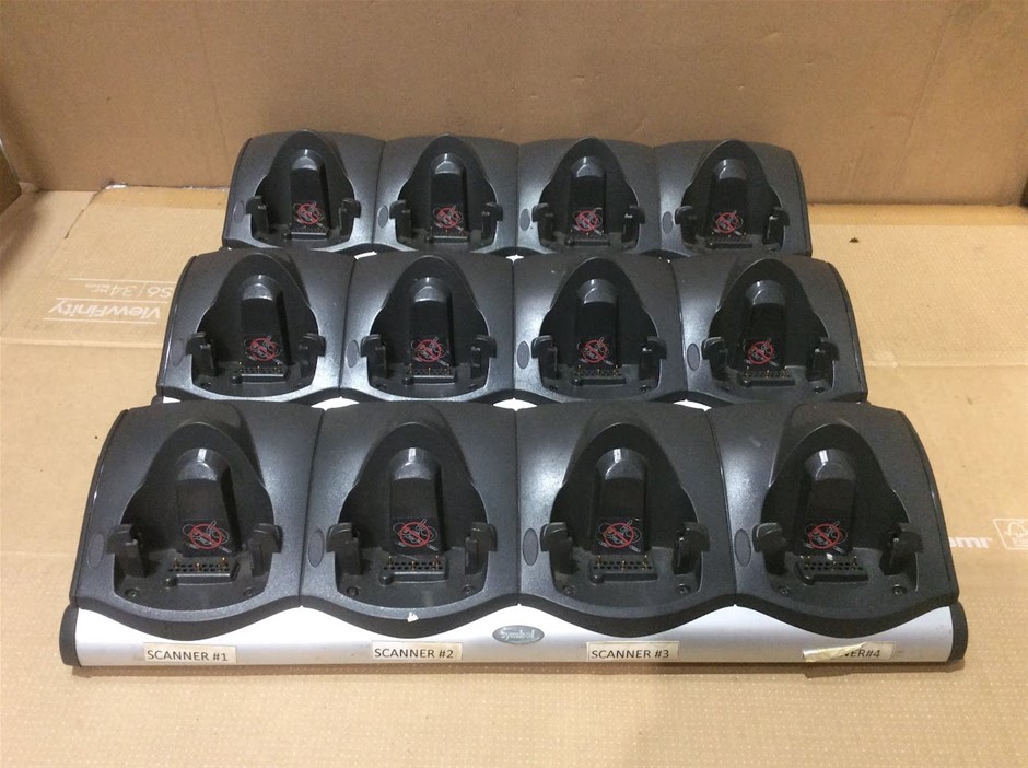 Motorola CRD9101-4001CR Multi-Slot Scanner Charger Dock (Lot of 3)