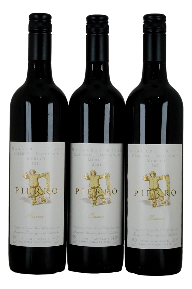 Pierro Reserve Cabernet Merlot 2021 (3x 750mL),