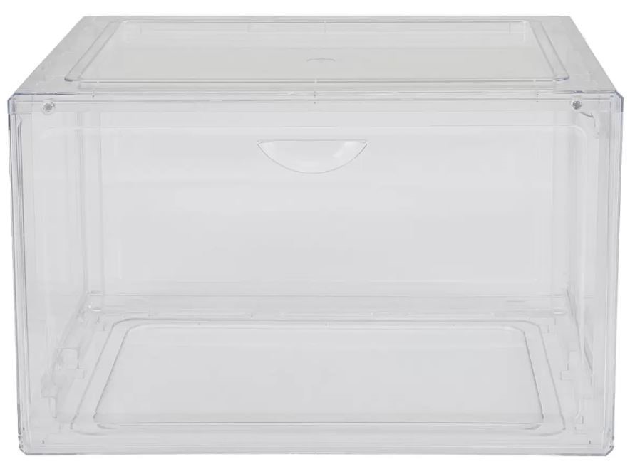 4 x SIGNATURE Stackable Shoebox & Organiser. NB: Damaged packaging, some pi