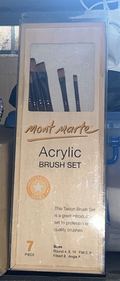 MONT MARTE Acrylic Brush Set