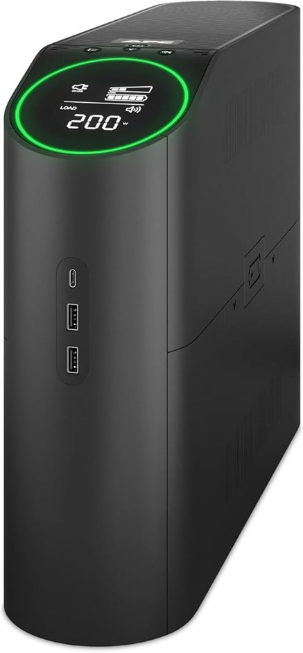 APC UPS for Gaming, 2200VA Sinewave UPS Battery Backup with AVR, (2) USB Ch