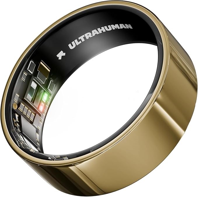 ULTRAHUMAN AIR Size 9 Smart Ring - Bionic Gold.  Buyers Note - Discount Fre