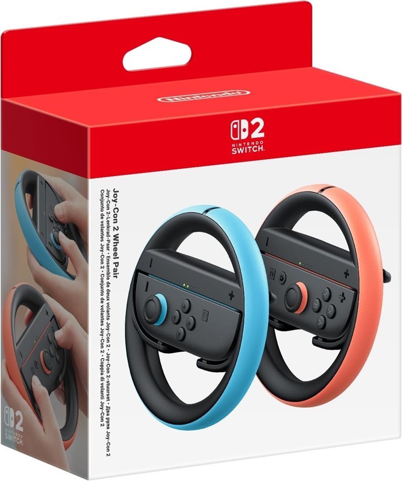 NINTENDO Switch 2 Joy-Con 2 Wheel Pair. Buyers Note - Discount Freight Rat
