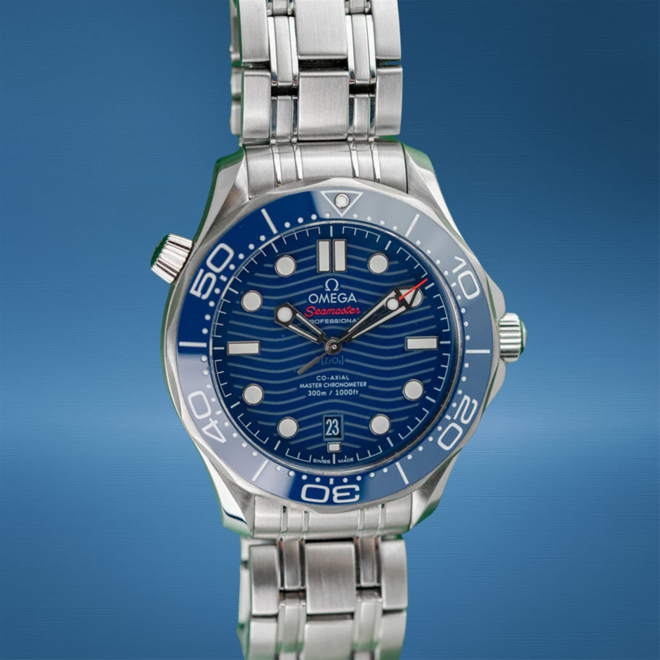 OMEGA SEAMASTER DIVER 300M 42MM STAINLESS STEEL 210.32.42.20.03.001 BXP&COA