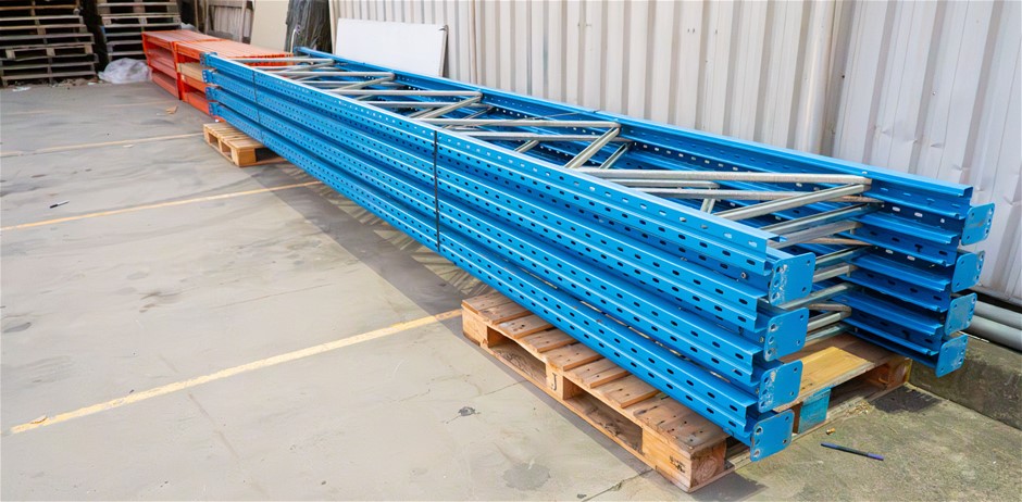 5 Bays Dexion Compatible Pallet Racking 6.8M Height each with 5 Beam Levels