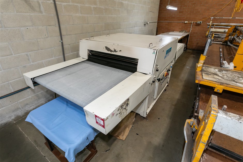 Meyer PRS-JUNOR Fabric Hot Fusing Machine with Infeed Table
