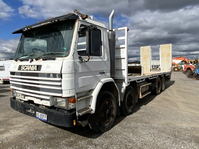 1989 Scania P113M 8 x 4 Tray Body Truck