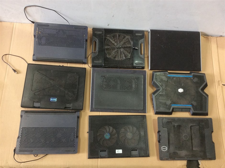 Mixed Brands Laptop Cooling Pads And Stands (Lot of 9)