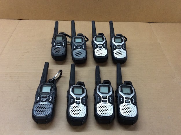 Uniden Mixed Model Handheld Radios (Lot of 8)