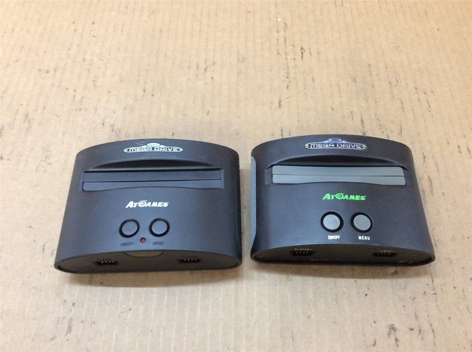 Sega Mega Drive AtGames Classic Game Console (Lot of 2)