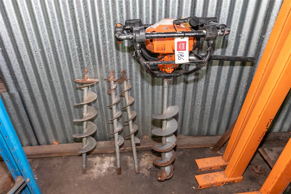 Stihl Petrol Auger with Drill Bits