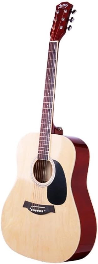 ALPHA Acoustic Guitar Wooden with Carry Bag, 41 Inch.