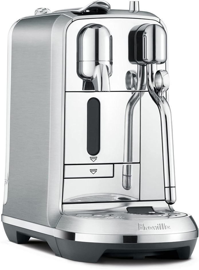 BREVILLE Nespresso Creatista Plus Coffee Machine, Brushed Stainless Steel.