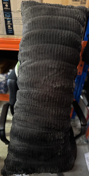 Casual Living Natalie Body Pillow Dark Gray, 50cm x 121cm. NB: has a small