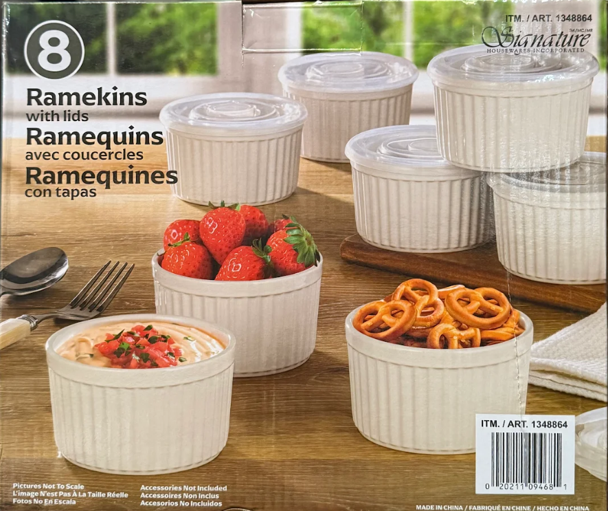 SIGNATURE RAMEKINS WITH LIDS P8
