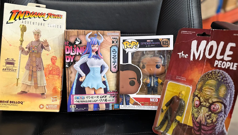 4x Assorted Toys worth $50: Pop Spider-Man No Way Home Ned Vinyl Figure + B