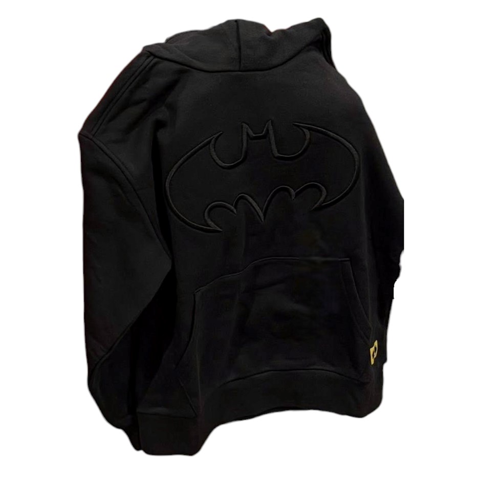 MAD ENGINE Kids' Hoodie, Size S (6), Bat-Man/Black.