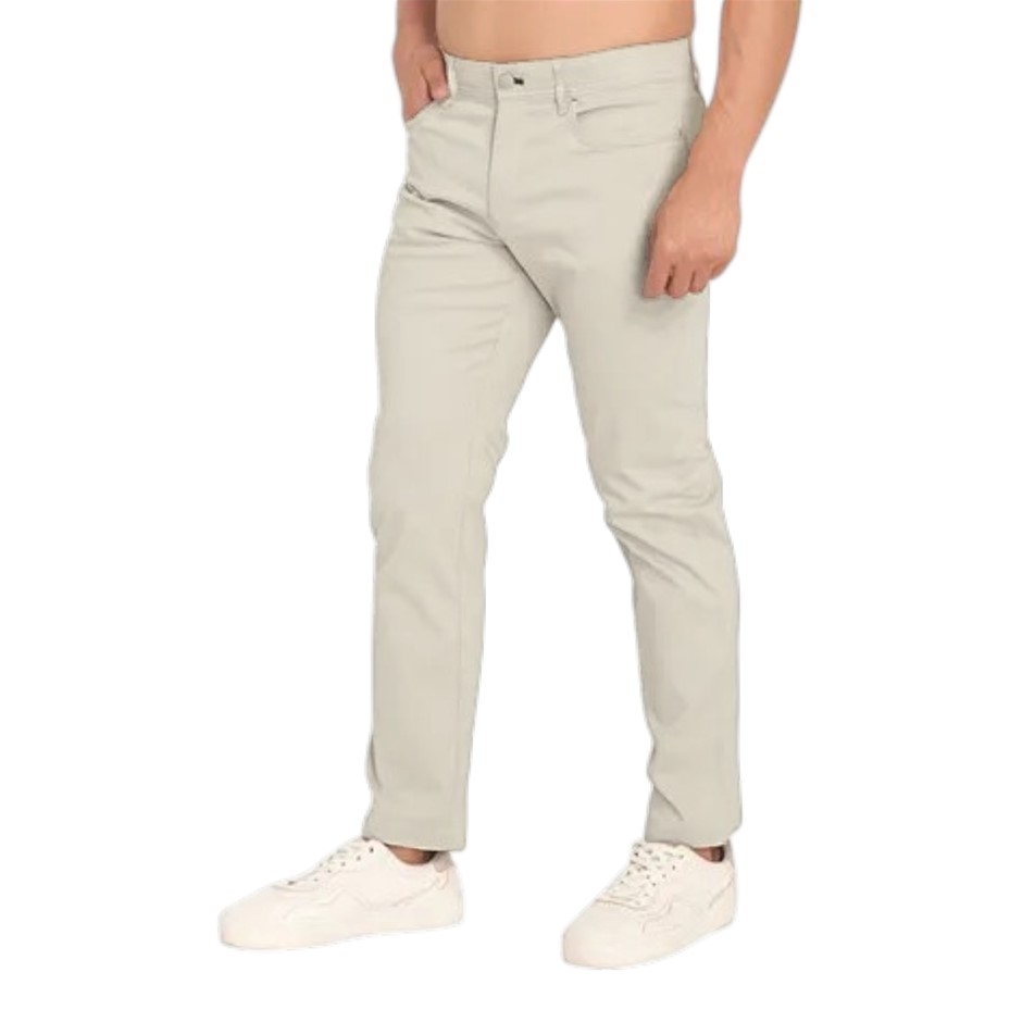 CALVIN KLEIN Men's Infinite Flex Slim Pant, Size 32x30, Cream-Grey (D2N), 4