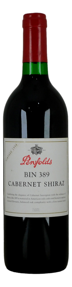 Penfolds Cabernet Shiraz Bin 389 1998 (1x 750mL) SA