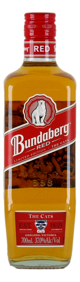 Bundaberg Limited Edition Red The Cats Rum (1x 700mL), QLD.