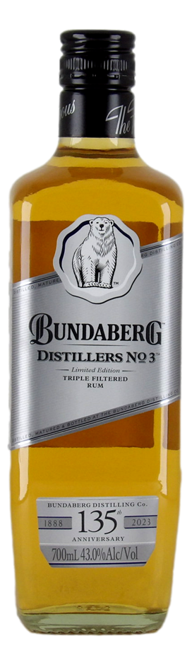 Bundaberg 135th Anniversary Distillers No.3 Rum (1x 700mL), QLD.