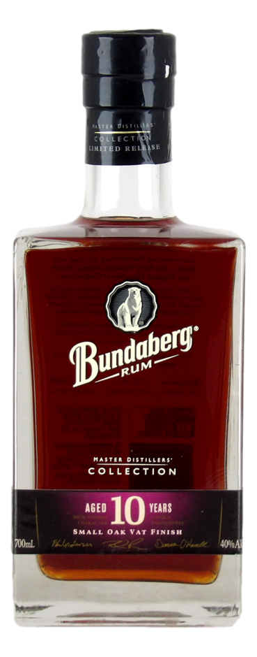 Bundaberg Master Distiller`s Collection Aged 10 Years Rum (1x 700mL), QLD.