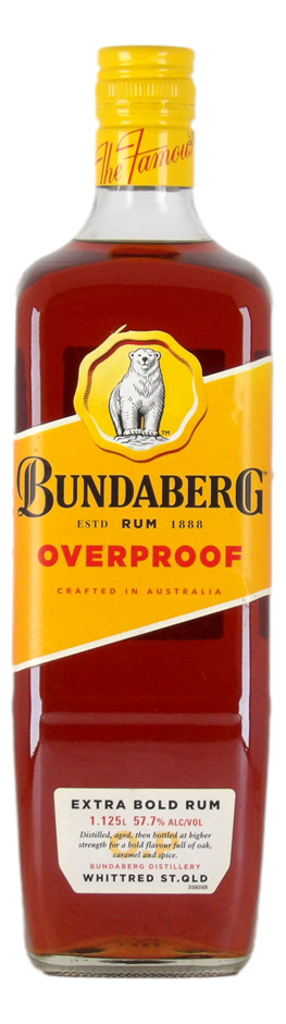 Bundaberg Overproof Extra Bold Rum (1x 1.125L), QLD.
