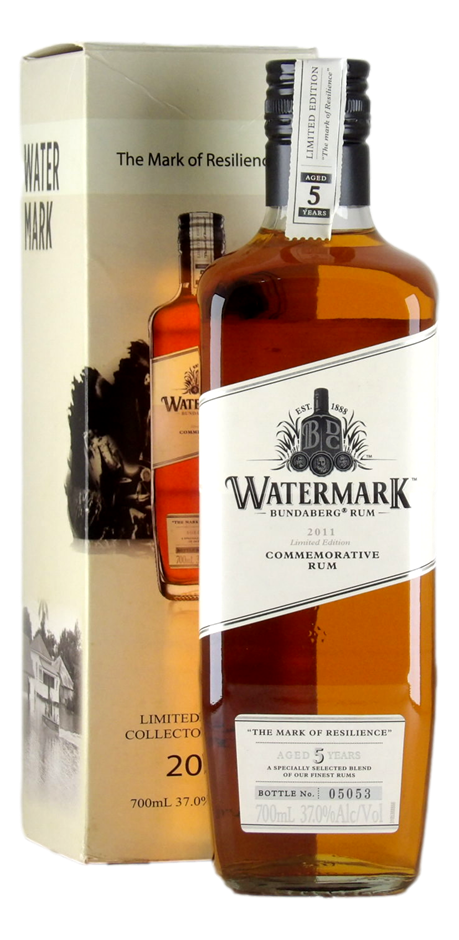 Bundaberg Watermark 2011 Commemorative 5 Year Old Rum (1x 700mL) Qld