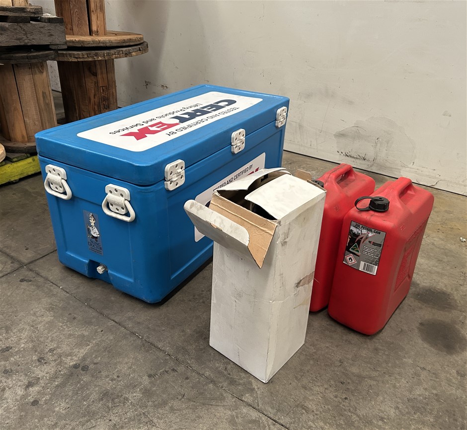 Eski, Jerry Cans & Weed Sprayer