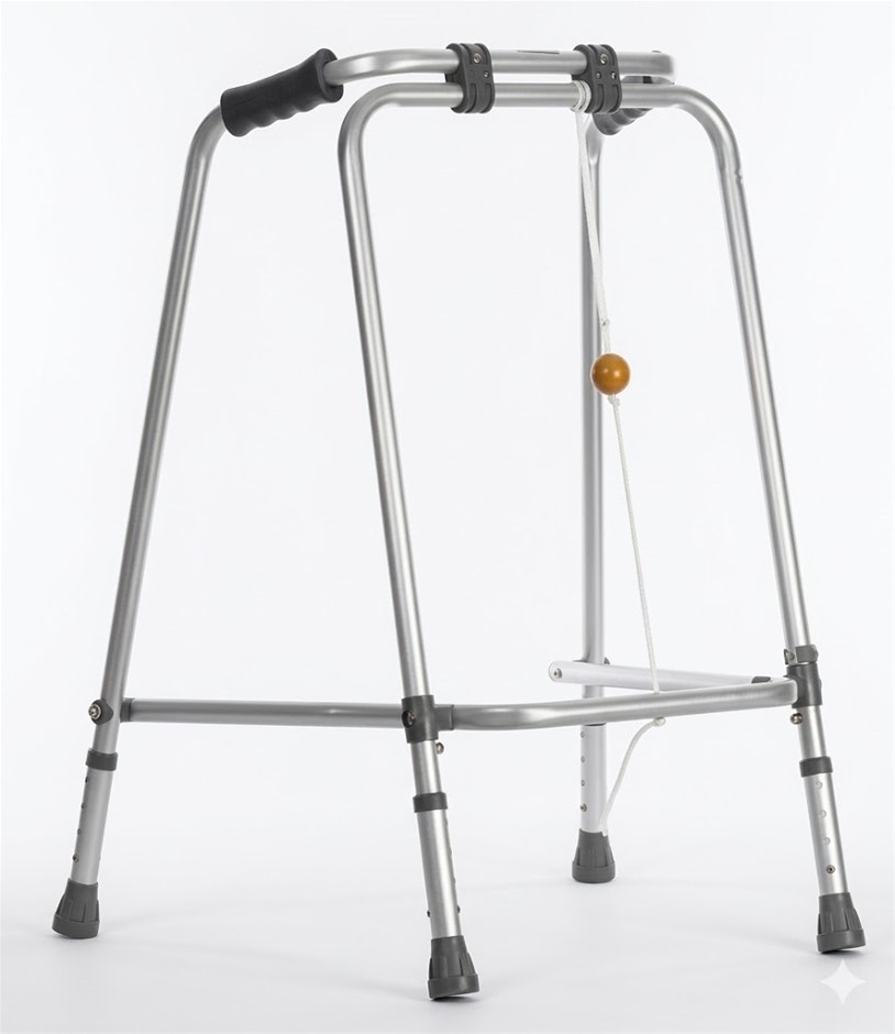 British Ball Folding Walker Frame. NB: no box.