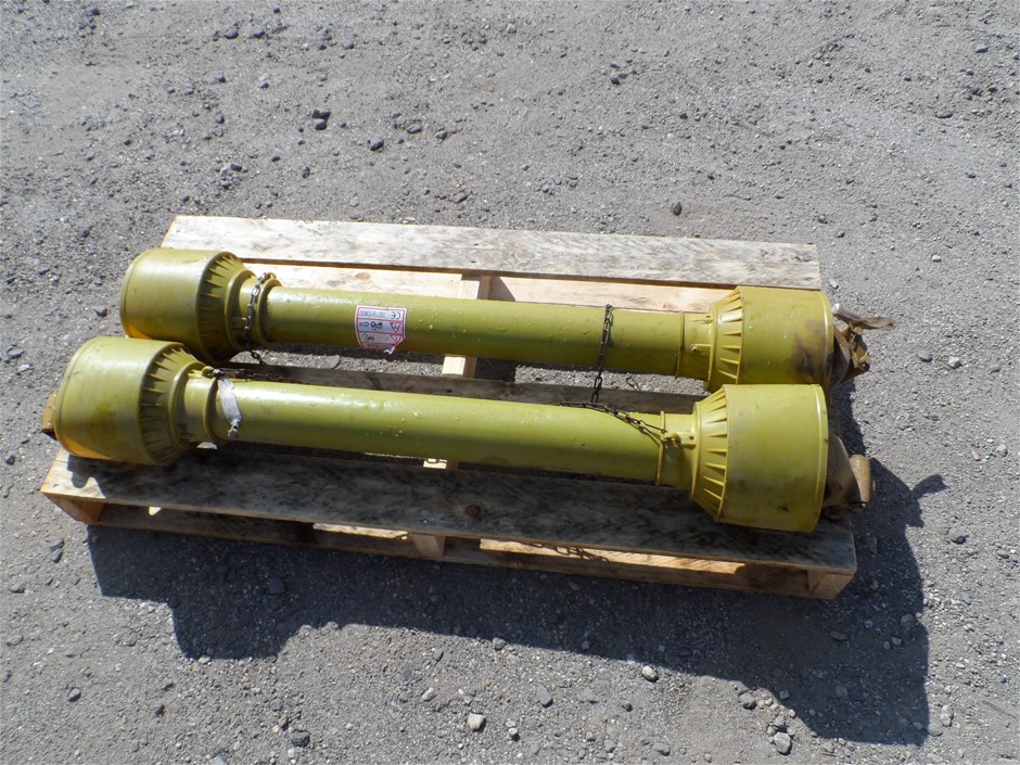2 X 100Hp PTO Shafts 6 Spline Q/R Yokes Both Ends