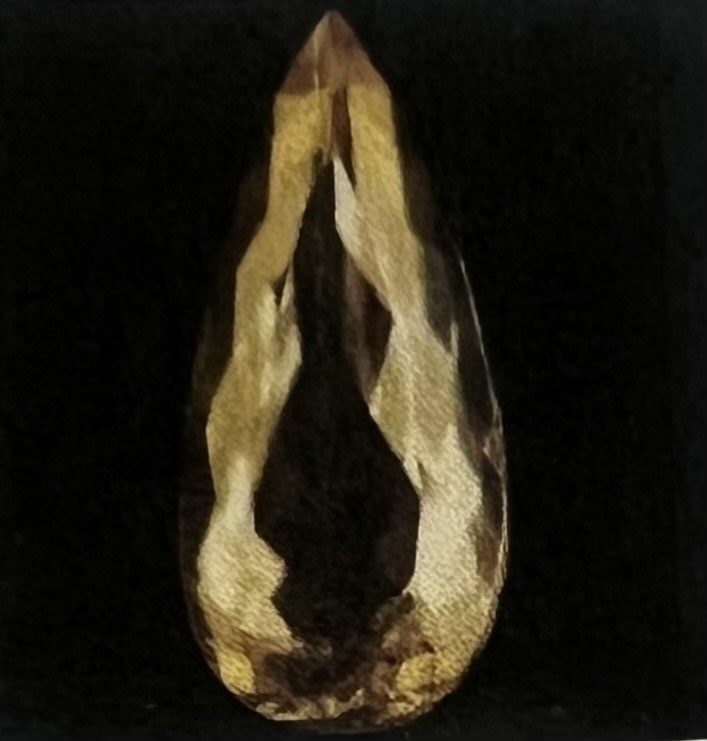 3.82 carats natural yellow Beryl certified