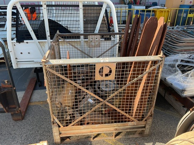 <p>Grate with Contents Forklift Tynes</p>